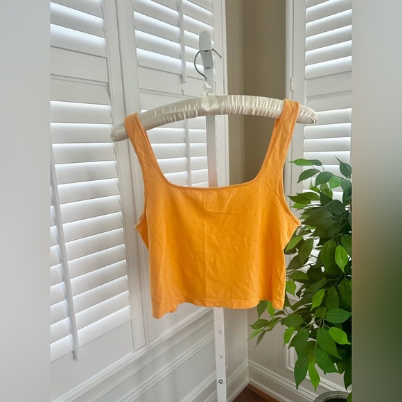 Aerie Women’s Princess Seam Crop Tank Top Size XL - Picture 2 of 5